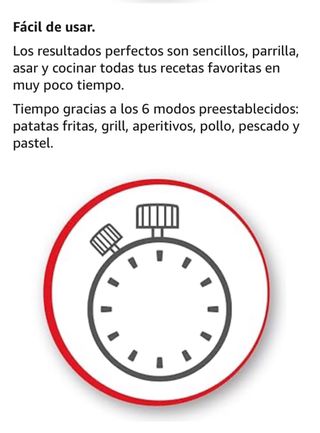 Freidora Moulinex 1,6L - 6 Modos Cocina