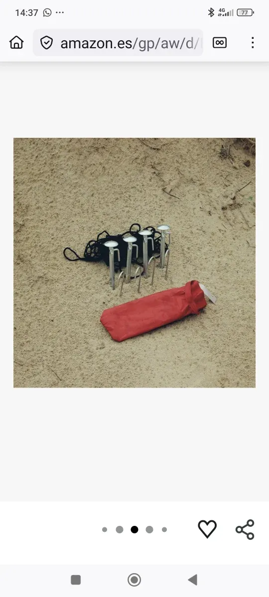 Sombrilla Playa Amiaire Grande 240cm