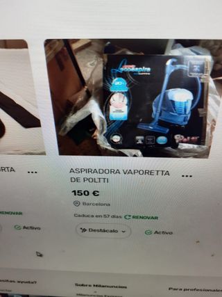 Aspiradora Vaporetto Polti