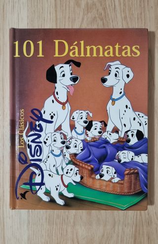 Clásico cuento Disney, "101 Dálmatas". GAVIOTA.