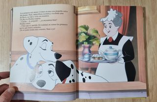 Clásico cuento Disney, "101 Dálmatas". GAVIOTA.