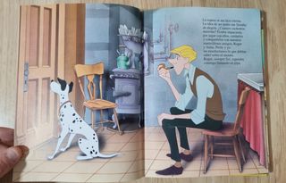 Clásico cuento Disney, "101 Dálmatas". GAVIOTA.