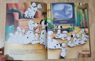 Clásico cuento Disney, "101 Dálmatas". GAVIOTA.