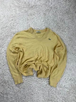¡¡OFERTA!! Talla L Jersey Lacoste Vintage Amarillo