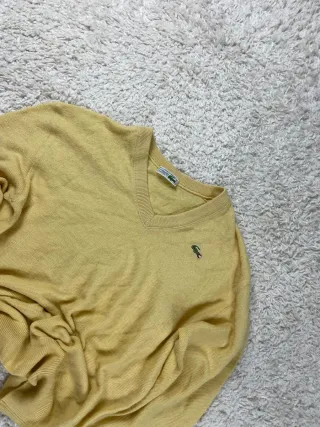 ¡¡OFERTA!! Talla L Jersey Lacoste Vintage Amarillo