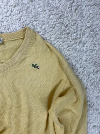 ¡¡OFERTA!! Talla L Jersey Lacoste Vintage Amarillo