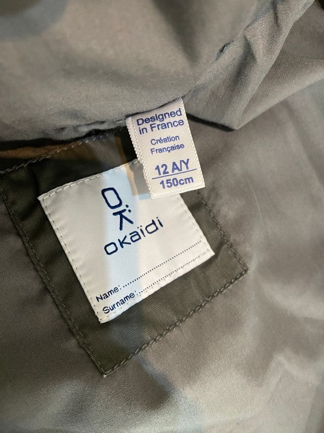 Chaqueta nueva Okaidi chico T150