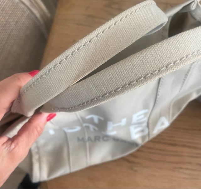 Bolso Tote Marc Jacobs Beige Negro