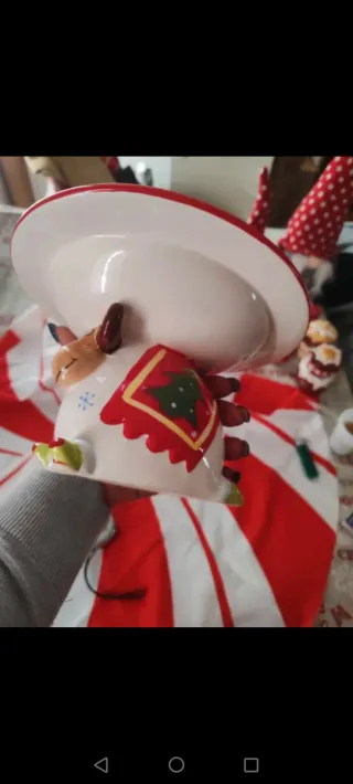 Alzatina natalizia renna