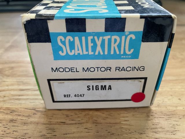 Caja original de Scalextric Sigma Ref. 4047