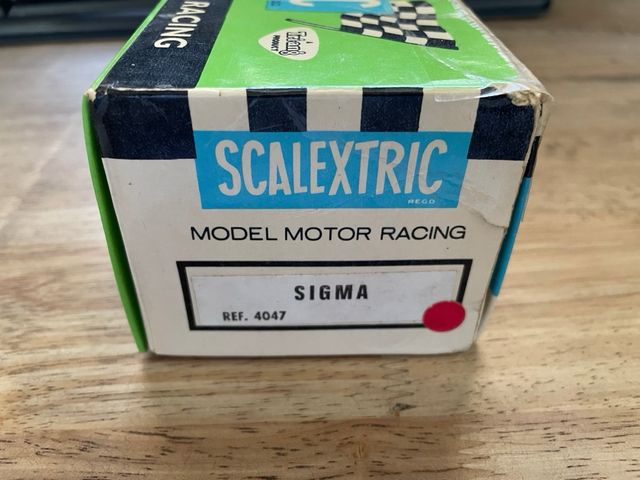 Caja original de Scalextric Sigma Ref. 4047