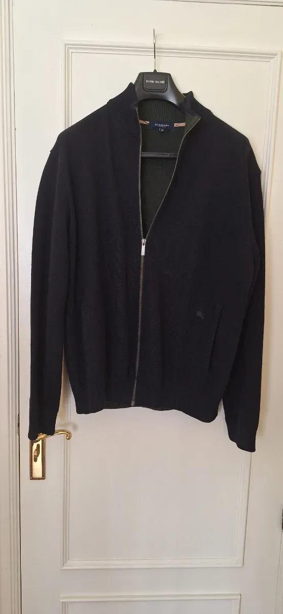 Cárdigan Burberry Hombre Azul marino