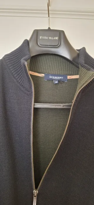 Cárdigan Burberry Hombre Azul marino