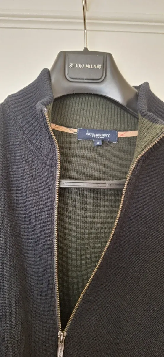Cárdigan Burberry Hombre Azul marino