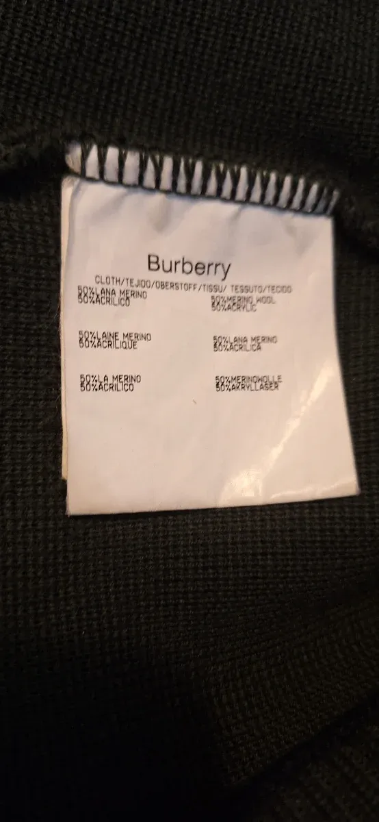 Cárdigan Burberry Hombre Azul marino