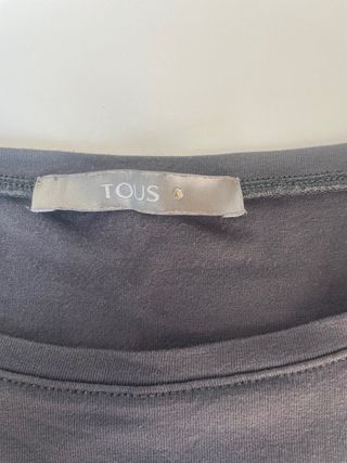 Camiseta TOUS gris talla S. Material: modal.