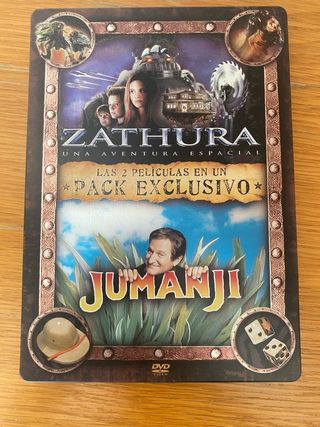 Pack 2 Películas DVD: Jumanji y Zathura