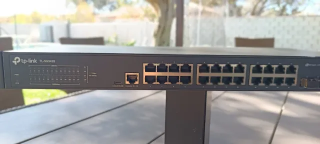 Switch TP-Link TL-SG3428 24 Puertos Fibra