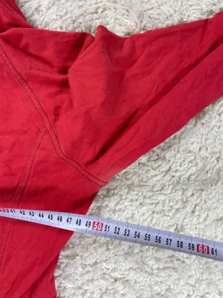 ¡¡OFERTA! Talla S Camiseta Adidas Roja Manga Larga