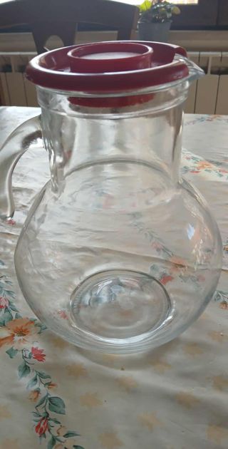 Caraffa 1 Litro Vetro e Plastica