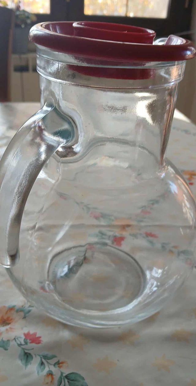 Caraffa 1 Litro Vetro e Plastica