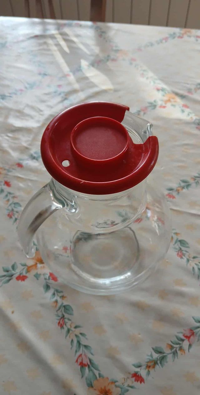 Caraffa 1 Litro Vetro e Plastica
