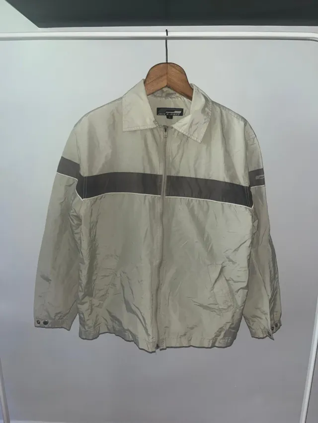 Chaqueta Vintage Jack Jones 2000s Beige/Marrón