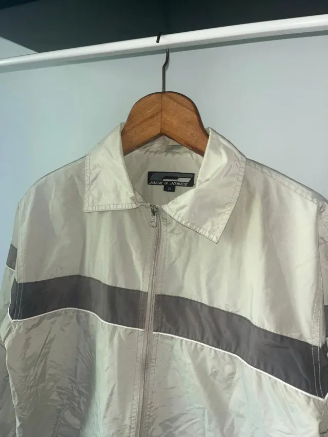 Chaqueta Vintage Jack Jones 2000s Beige/Marrón