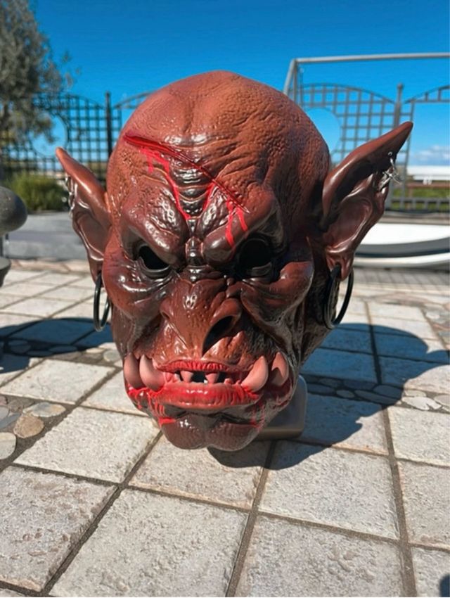 Maschera Orco/Demone/goblin - Horror - Realistica