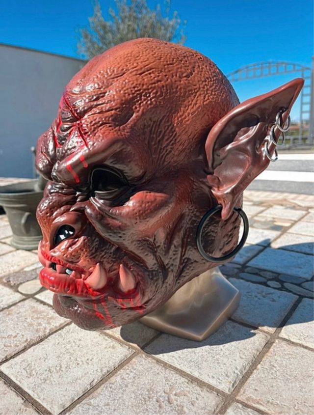 Maschera Orco/Demone/goblin - Horror - Realistica