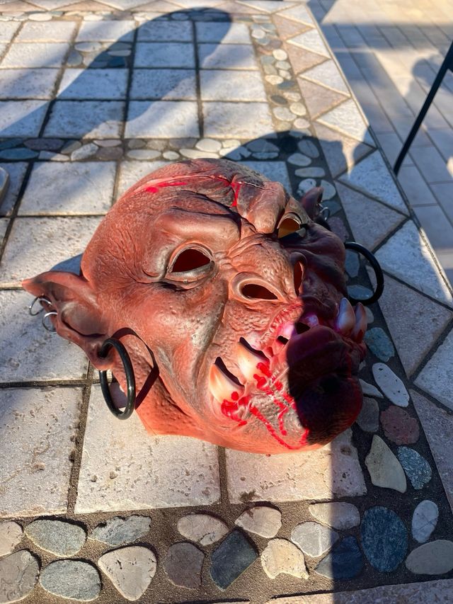 Maschera Orco/Demone/goblin - Horror - Realistica