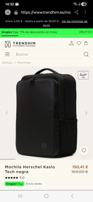 Mochila Kaslo Backpack Tech 30L