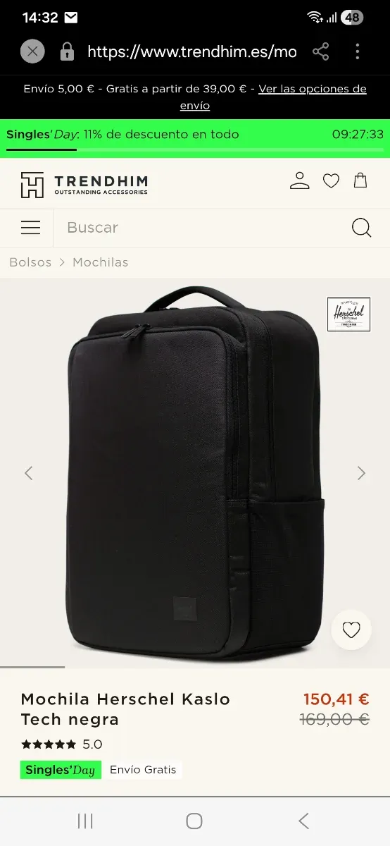 Mochila Kaslo Backpack Tech 30L