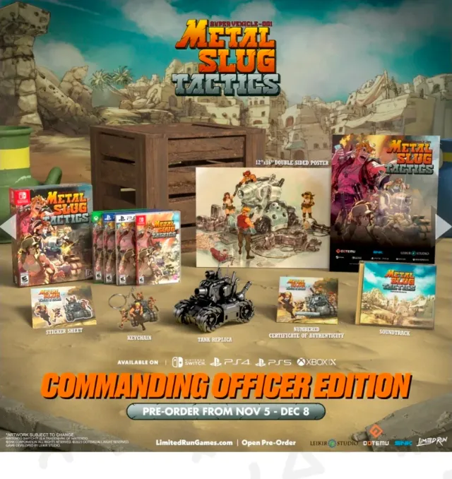Metal Slug Tactics Nintendo Switch Edición Limitad