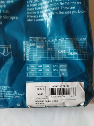 Calzoncillos Abanderado Hombre Blancos