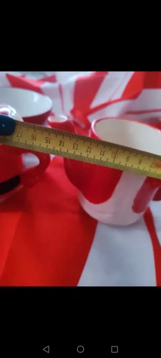 Set natalizio Babbo Natale ceramica