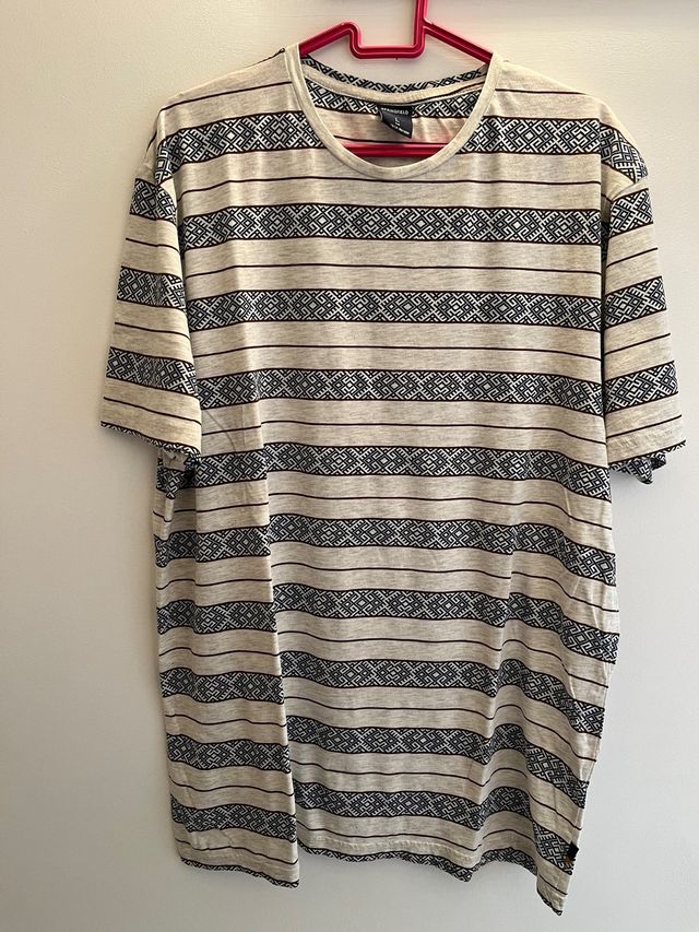 Camiseta Mangas Cortas Rayas Springfield