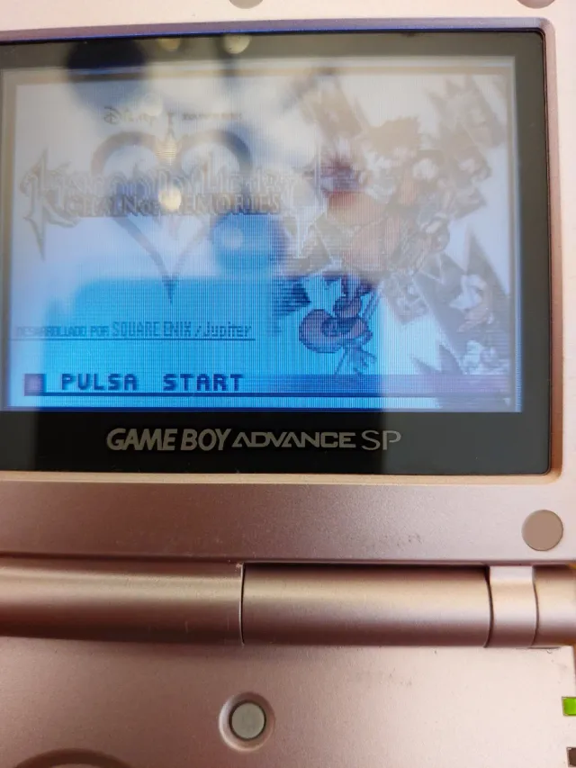 Cartucho do jogo Kingdom Hearts: Chain of Memories para Game Boy Advance