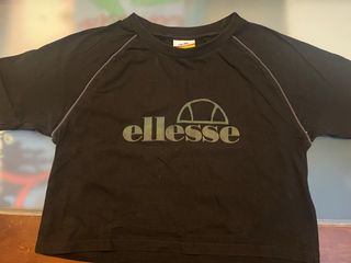 Camiseta Ellesse niña/mujer negra