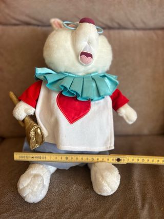Peluche Bianconiglio Alice nel paese delle meravig