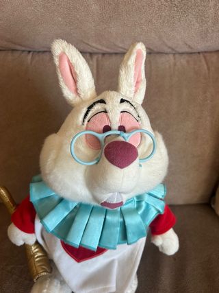 Peluche Bianconiglio Alice nel paese delle meravig