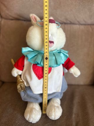 Peluche Bianconiglio Alice nel paese delle meravig