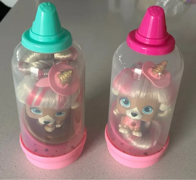 Lote 2 Muñecas Perritas Vip Pets