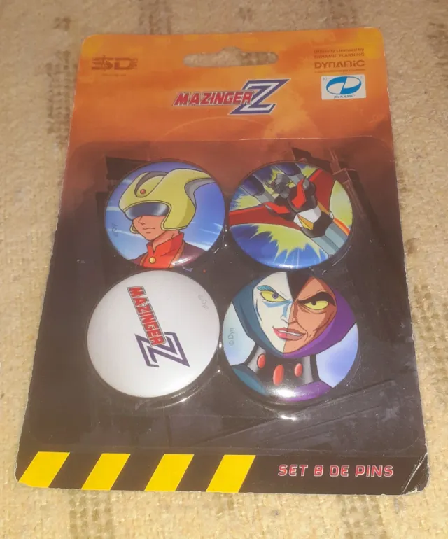 LIBRO Y CHAPAS MAZINGER Z COLECCIONISTA