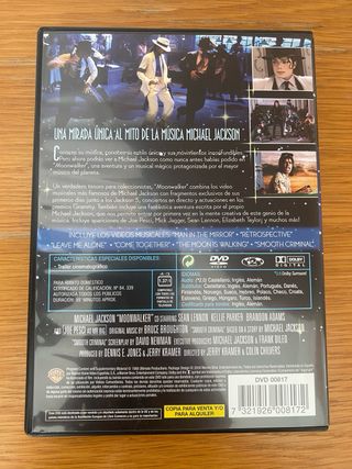 DVD Michael Jackson Moonwalker