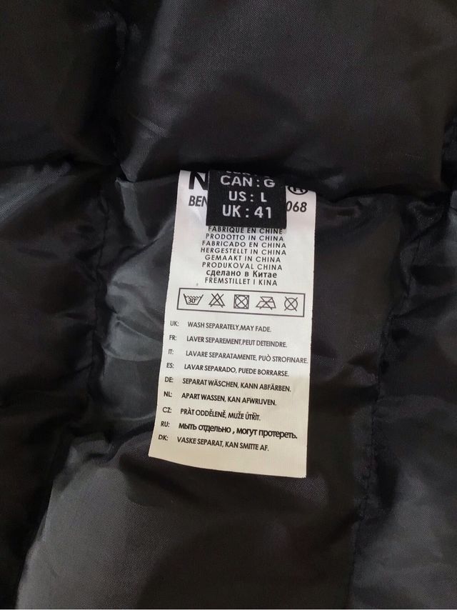 Chaqueta Geographical Norway Negra Talla L