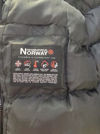 Chaqueta Geographical Norway Negra Talla L