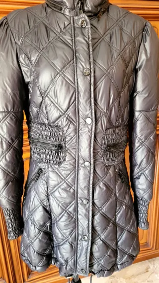 Piumino Silvian Heach nero trapuntato