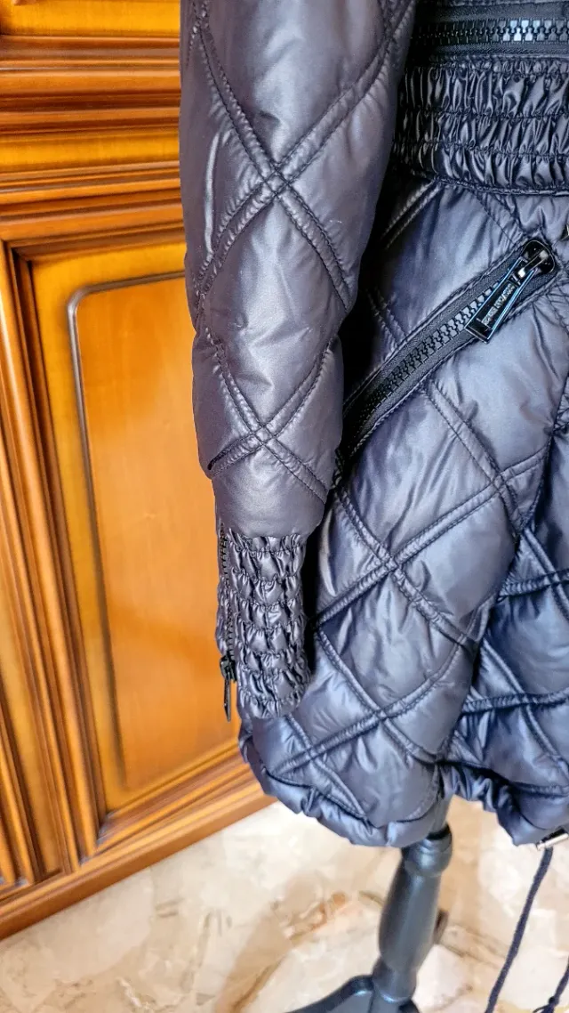 Piumino Silvian Heach nero trapuntato