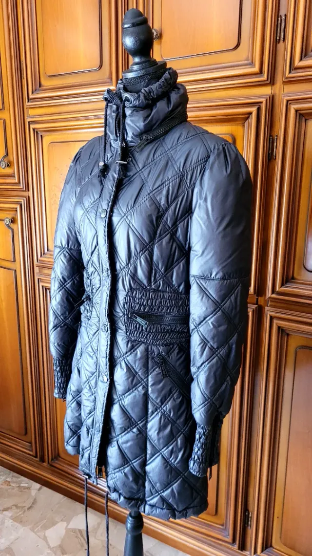 Piumino Silvian Heach nero trapuntato